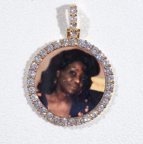 3D CIRCLE CUSTOM PICTURE PENDANT SMALL SIZE