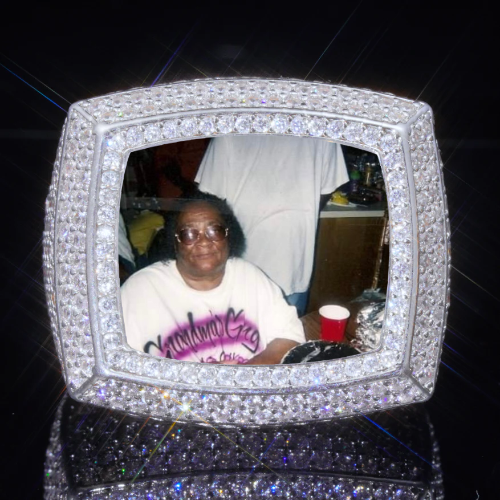 3D CUSTOM PICTURE ICED RING