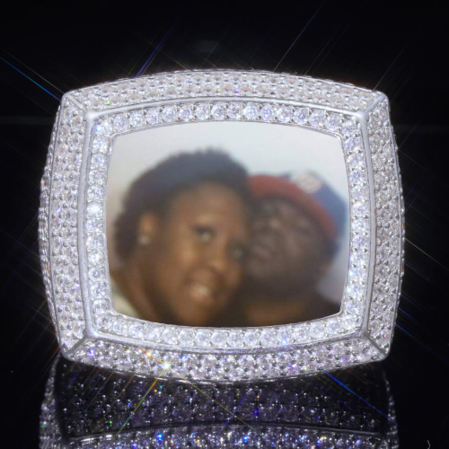 3D CUSTOM PICTURE ICED RING
