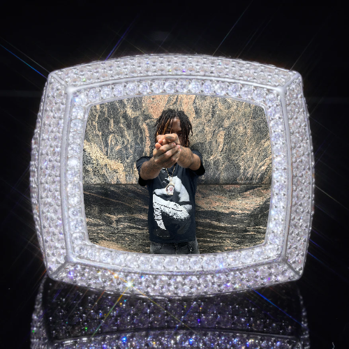 3D CUSTOM PICTURE ICED RING