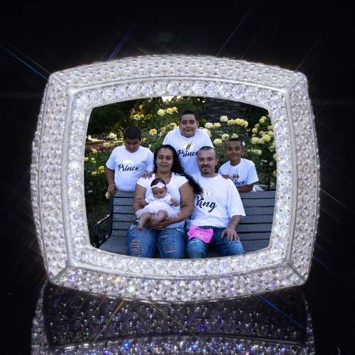 3D CUSTOM PICTURE ICED RING