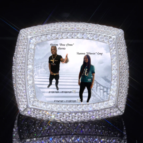 3D CUSTOM PICTURE ICED RING