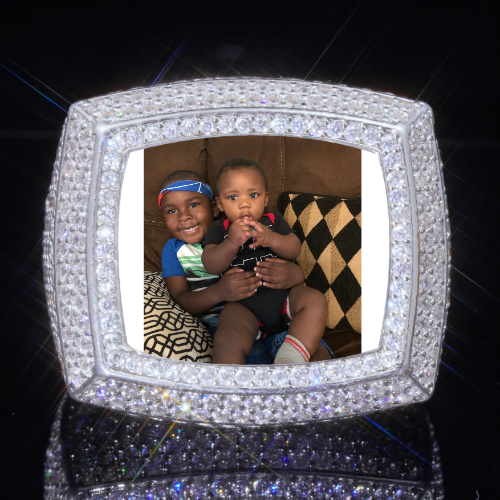 3D CUSTOM PICTURE ICED RING