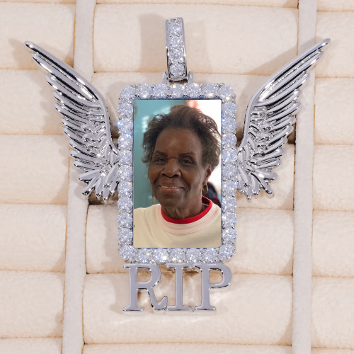 RIP WING 3D CUSTOM PICTURE PENDANT