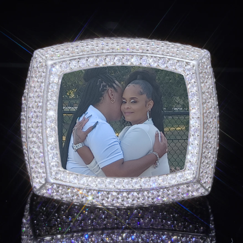 3D CUSTOM PICTURE ICED RING
