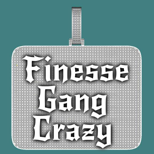 CUSTOM LETTER NECKLACE 3D BIG SQUARE