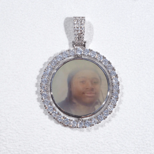 3D Spinning 2-Faced Custom Picture Pendant