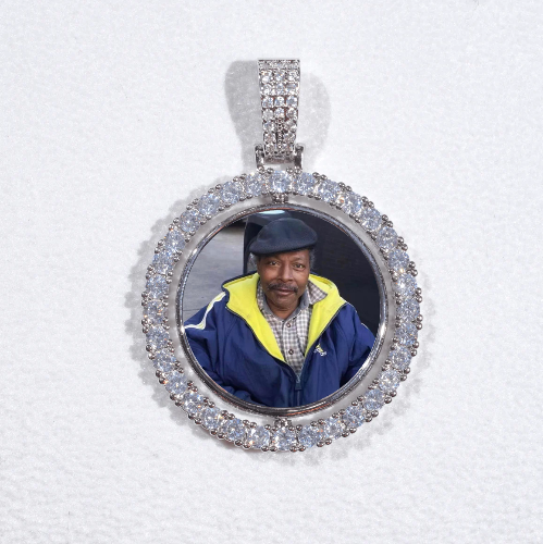 3D Spinning 2-Faced Custom Picture Pendant