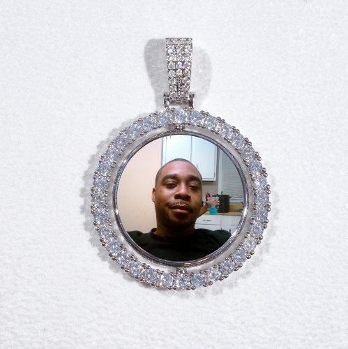 3D Spinning 2-Faced Custom Picture Pendant