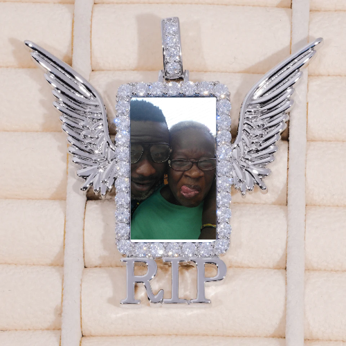 RIP WING 3D CUSTOM PICTURE PENDANT