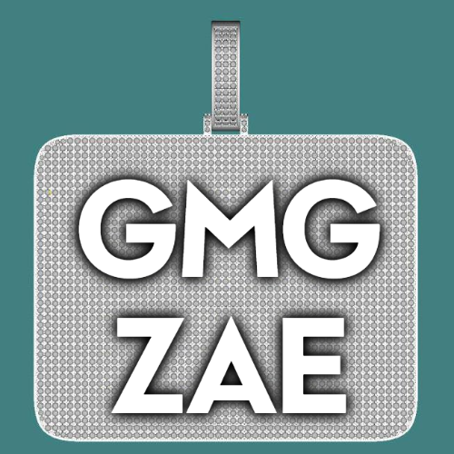 CUSTOM LETTER NECKLACE 3D BIG SQUARE