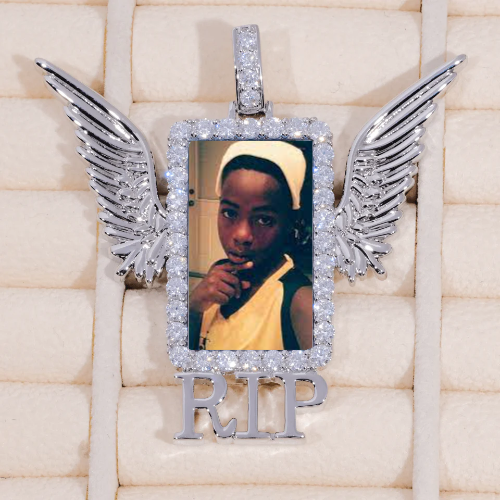 RIP WING 3D CUSTOM PICTURE PENDANT