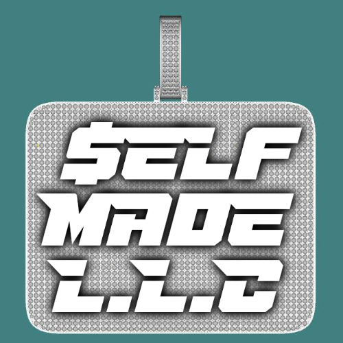 CUSTOM LETTER NECKLACE 3D BIG SQUARE