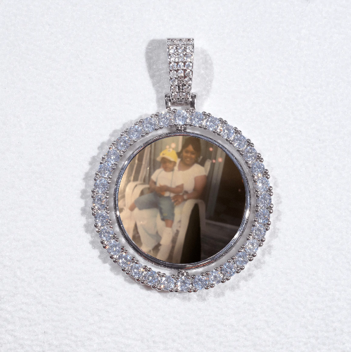 3D Spinning 2-Faced Custom Picture Pendant
