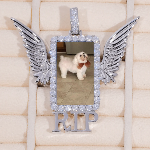 RIP WING 3D CUSTOM PICTURE PENDANT