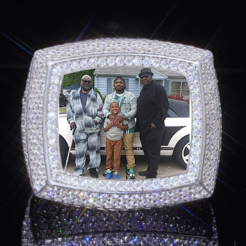 3D CUSTOM PICTURE ICED RING