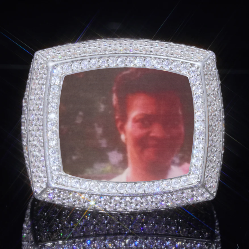 3D CUSTOM PICTURE ICED RING