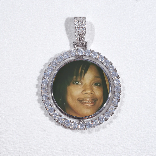 3D Spinning 2-Faced Custom Picture Pendant