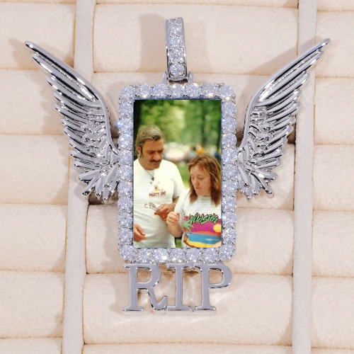 RIP WING 3D CUSTOM PICTURE PENDANT