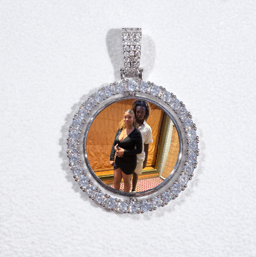3D Spinning 2-Faced Custom Picture Pendant