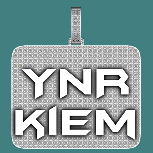 CUSTOM LETTER NECKLACE 3D BIG SQUARE