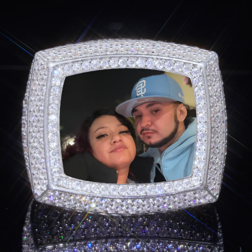 3D CUSTOM PICTURE ICED RING