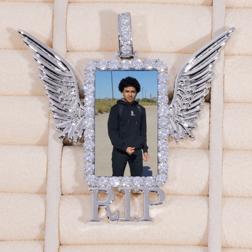 RIP WING 3D CUSTOM PICTURE PENDANT