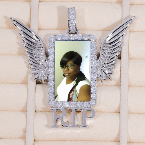 RIP WING 3D CUSTOM PICTURE PENDANT