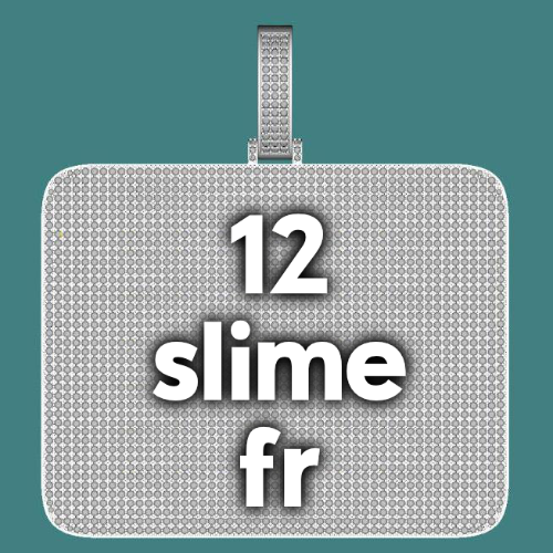 CUSTOM LETTER NECKLACE 3D BIG SQUARE