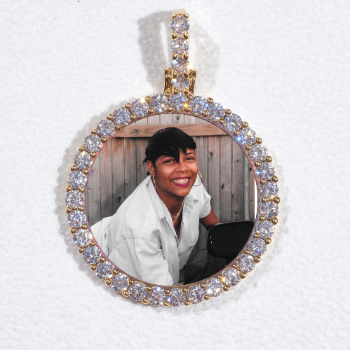 3D CIRCLE CUSTOM PICTURE PENDANT SMALL SIZE