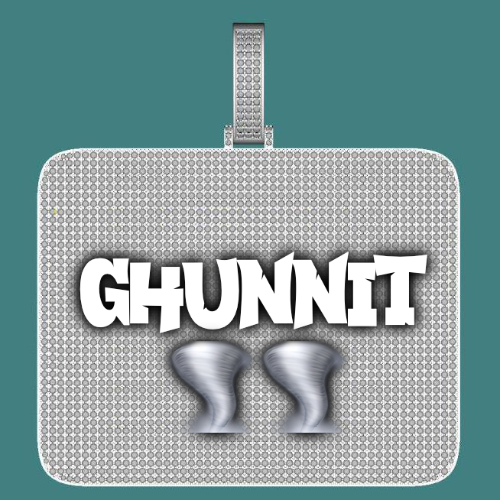 CUSTOM LETTER NECKLACE 3D BIG SQUARE