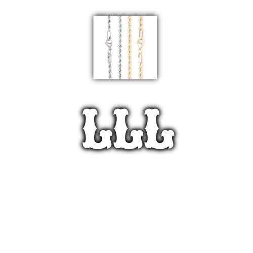 Custom Letters Freibeuter Font Necklace