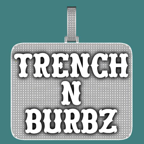 CUSTOM LETTER NECKLACE 3D BIG SQUARE