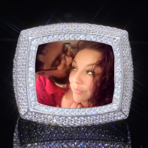 3D CUSTOM PICTURE ICED RING