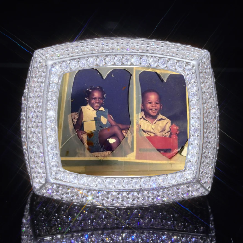 3D CUSTOM PICTURE ICED RING