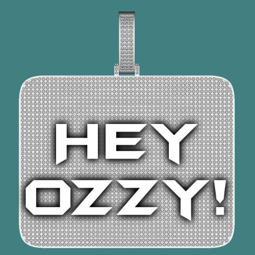 CUSTOM LETTER NECKLACE 3D BIG SQUARE