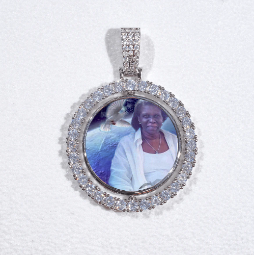 3D Spinning 2-Faced Custom Picture Pendant