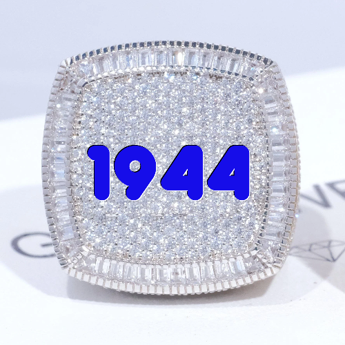 CUSTOM LETTER 3D ICED RING