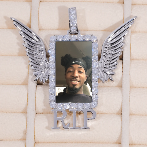 RIP WING 3D CUSTOM PICTURE PENDANT