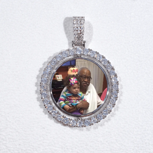 3D Spinning 2-Faced Custom Picture Pendant