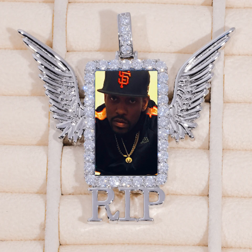 RIP WING 3D CUSTOM PICTURE PENDANT