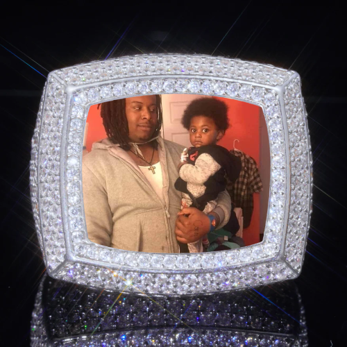 3D CUSTOM PICTURE ICED RING