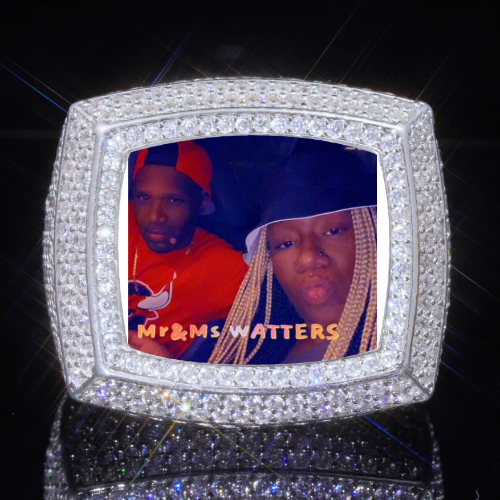 3D CUSTOM PICTURE ICED RING