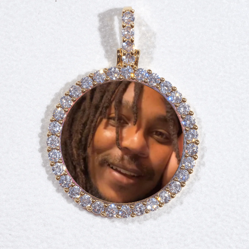 3D CIRCLE CUSTOM PICTURE PENDANT SMALL SIZE