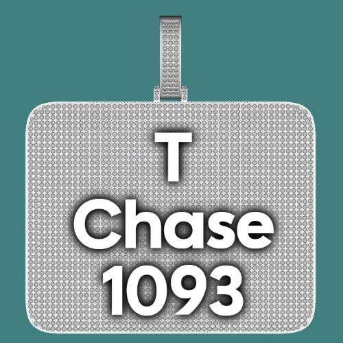 CUSTOM LETTER NECKLACE 3D BIG SQUARE