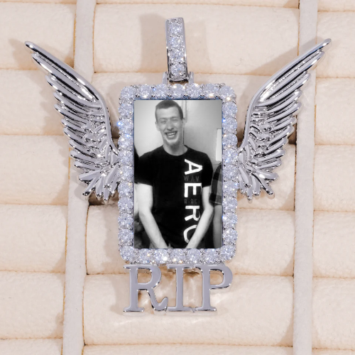 RIP WING 3D CUSTOM PICTURE PENDANT