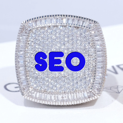 CUSTOM LETTER 3D ICED RING