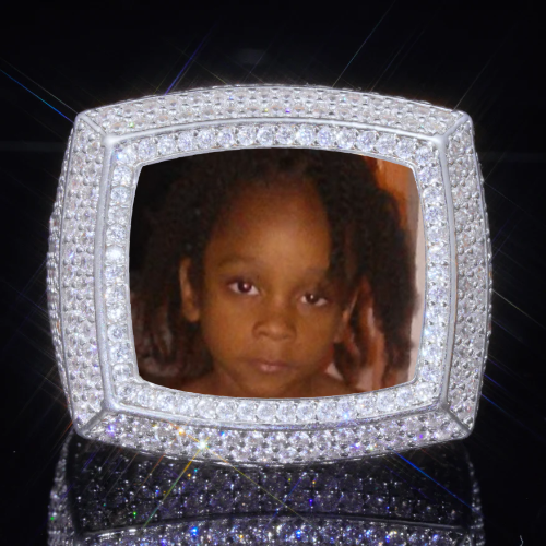 3D CUSTOM PICTURE ICED RING