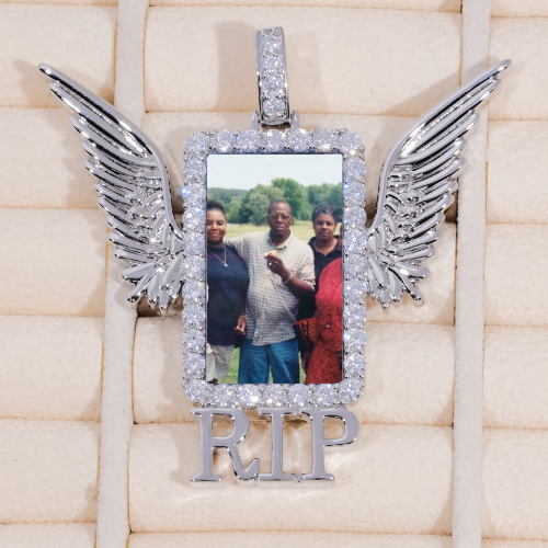 RIP WING 3D CUSTOM PICTURE PENDANT