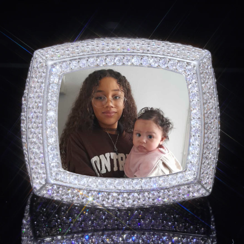 3D CUSTOM PICTURE ICED RING